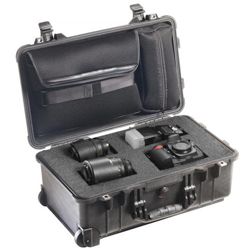 Peli 1510 Koffer Schaumstoff Schwarz