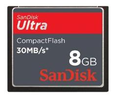 *SanDisk CF 8GB Ultra 30MB/sec