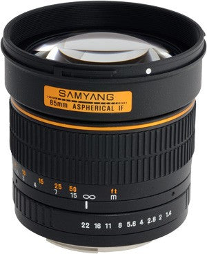 Samyang 85mm AE f/1.4 Nikon