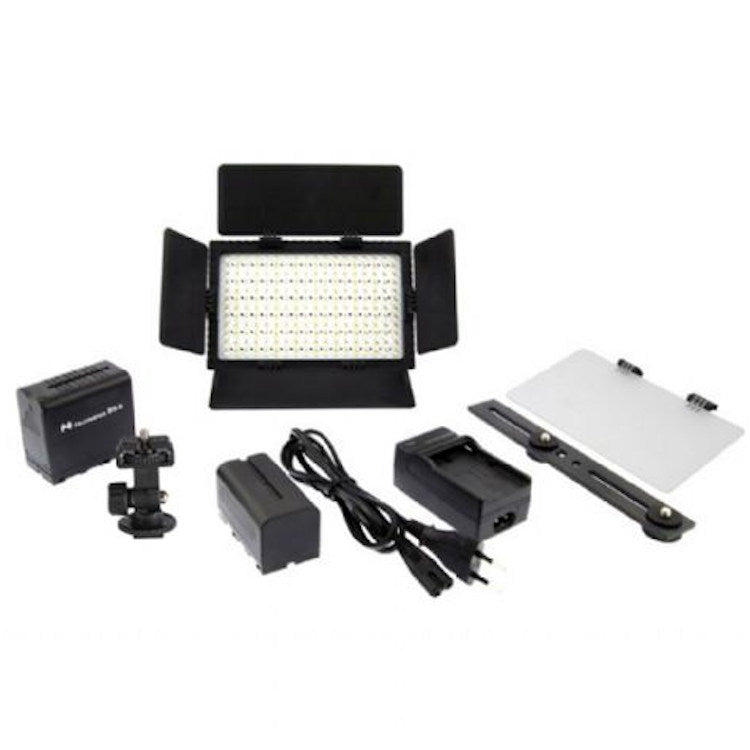 Falcon Eyes LED Lampensatz Dimmbar DV-216VC-K2 auf Akku