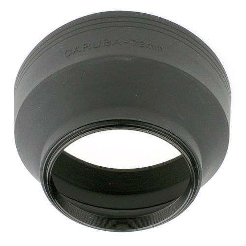 Caruba Gummi-Gegenlichtblende 3-in-1 72mm