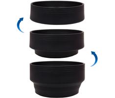 Caruba Rubberen Sonnenlende 3in1 52mm