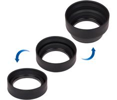 Caruba Rubberen Sonnenlende 3in1 55mm