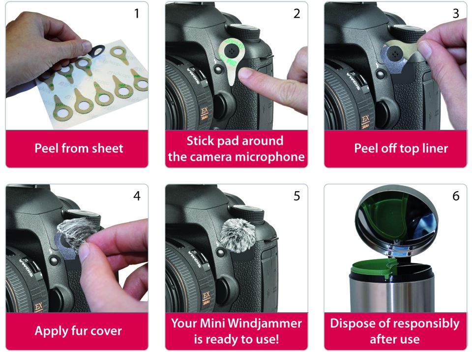 Rycote Micro Windjammer -30 uses