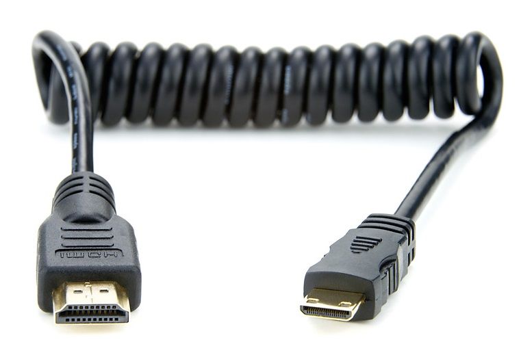 Atomos Coiled Mini HDMI to Full HDMI (30-45cm)