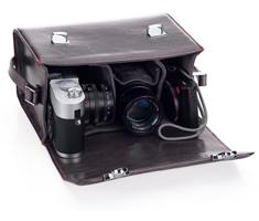 Leica 18761 Systemkoffer Stein Grau Leder M