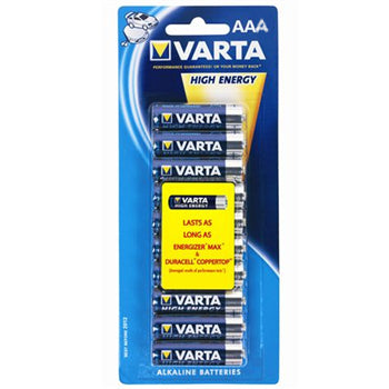 Varta High Energy AAA Batterie 10-pack