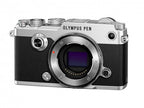Olympus PEN-F zilver + 14-42mm Pancake EZ zwart