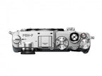 Olympus PEN-F zilver + 14-42mm Pancake EZ zwart