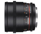 Samyang 85mm T1.5 VDSLR AS IF UMC II E-Mount