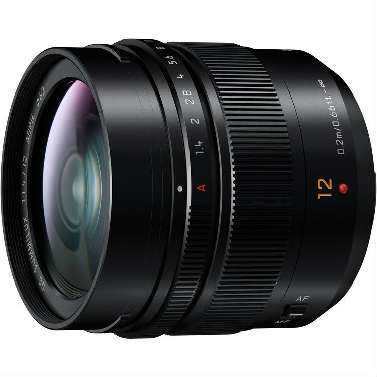 Panasonic Leica DG Summilux 12mm f/1.4 ASPH Schwarz