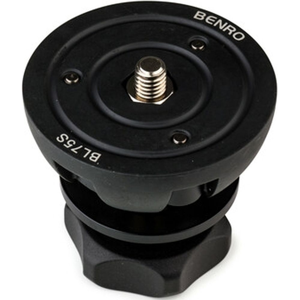 Benro BL75S 75mm Halbkugeladapter mit flachem Drehknopf