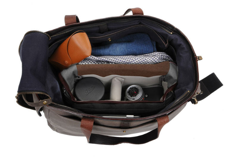ONA The Bowery Messenger Bag Smoke