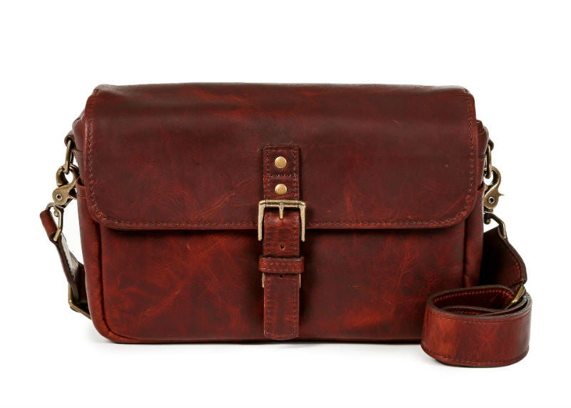ONA The Leather Bowery Messenger Bag Bordeaux