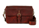 ONA The Leather Bowery Messenger Bag Bordeaux