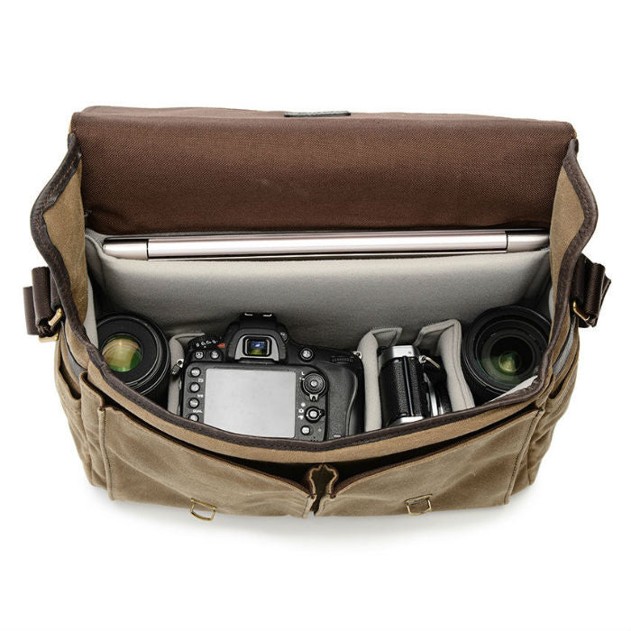 ONA The Brixton Messenger Bag Field Tan