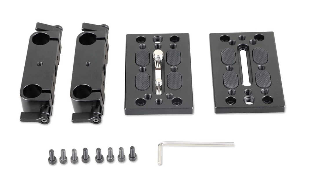 SmallRig 1798 Stativmontagesatz mit 15mm Schienenblock