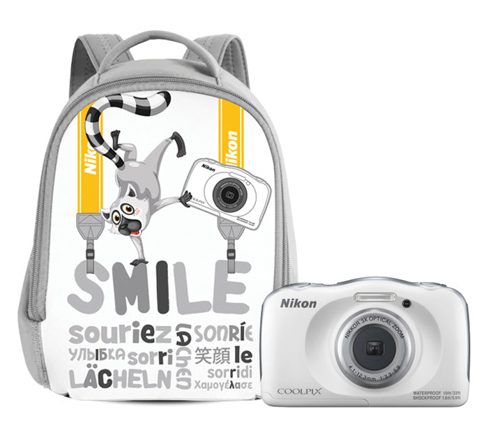 Nikon W100 Coolpix Backpack Weiß