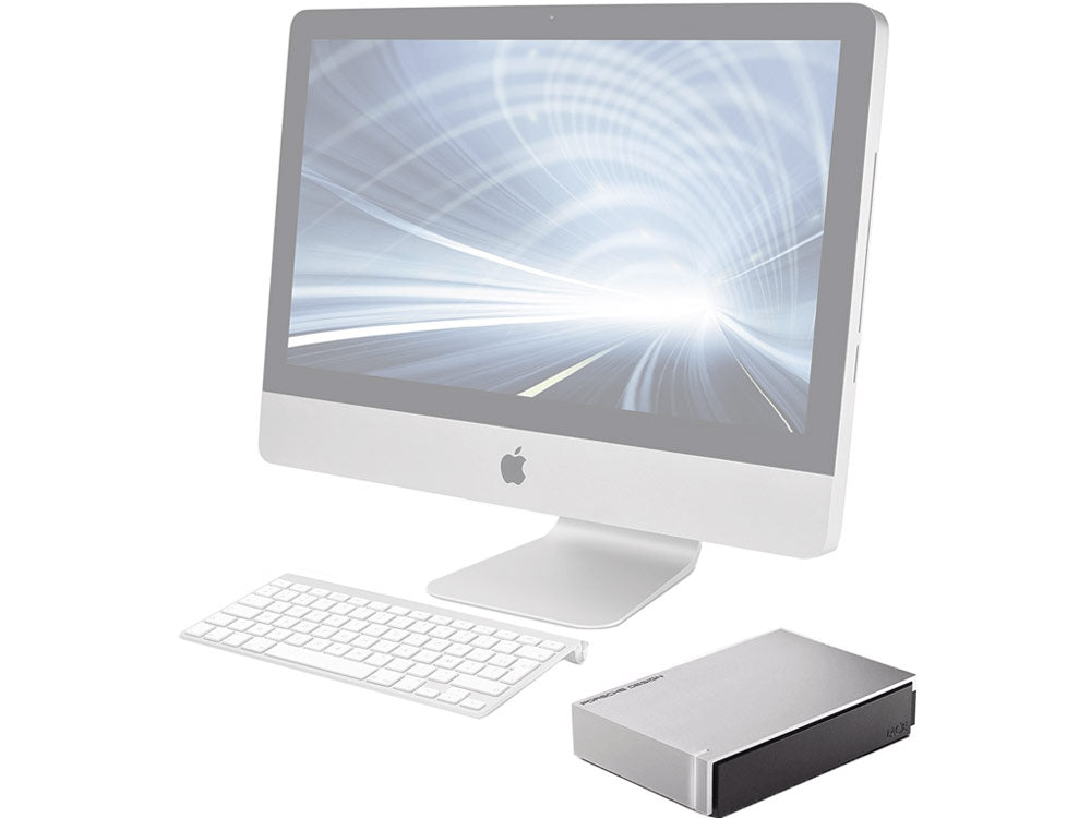 LaCie 4TB Porsche Design Desktop P9233 USB 3.0 3.5 inch Light Grey