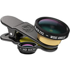 Black Eye HD Combo met Wide Angle en Macro Lens voor Smartphone