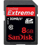 Sandisk SDHC 8GB Extreme 30MB/s
