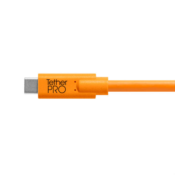 Tether Tools TetherPro USB-C zu 2.0 Micro-B 5-Pin 4,6m orange