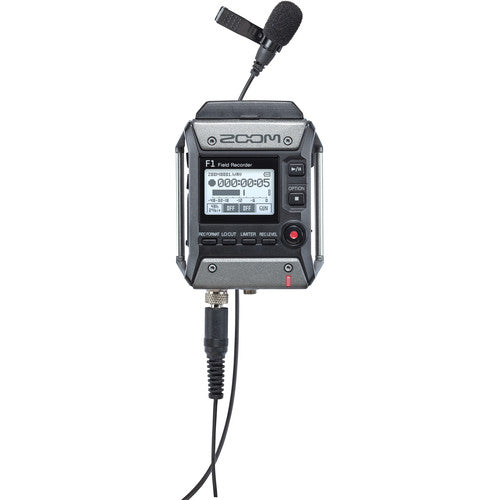Zoom F1-LP Field Rekorder mit Lavalier Mikrofon