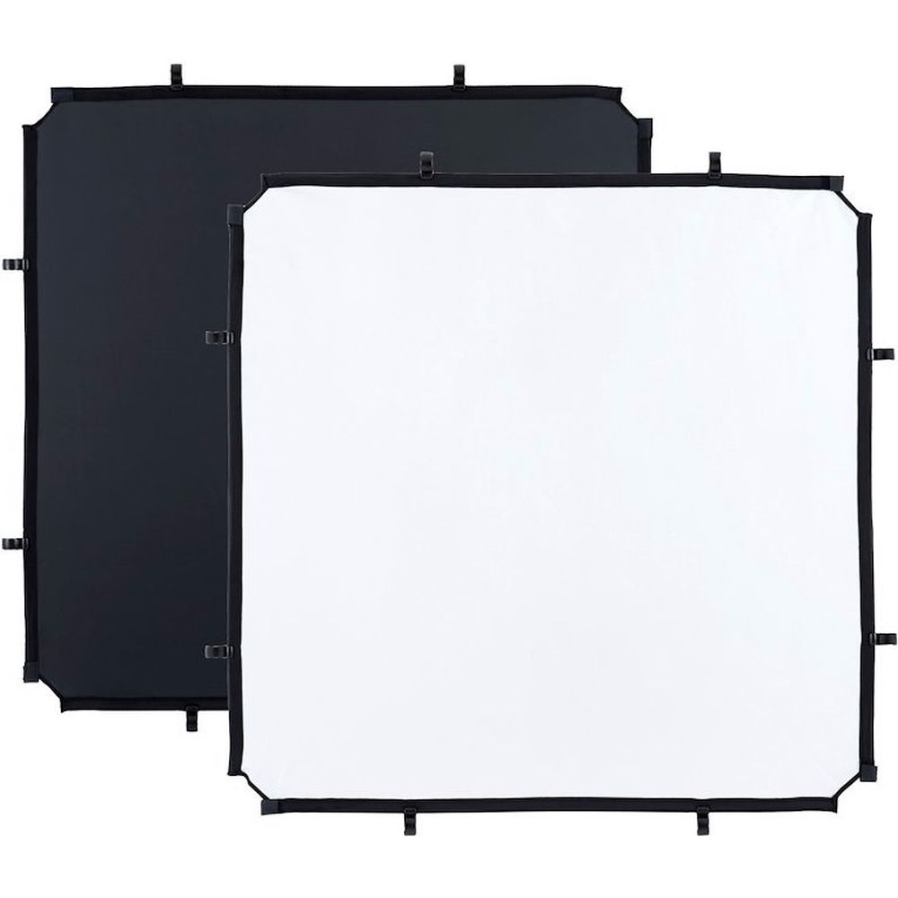 Manfrotto LL LR81121R Skylite Rapid Fabric Small 110x110cm schwarz/weiss