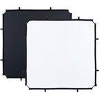 Manfrotto LL LR81121R Skylite Rapid Fabric Small 110x110cm schwarz/weiss