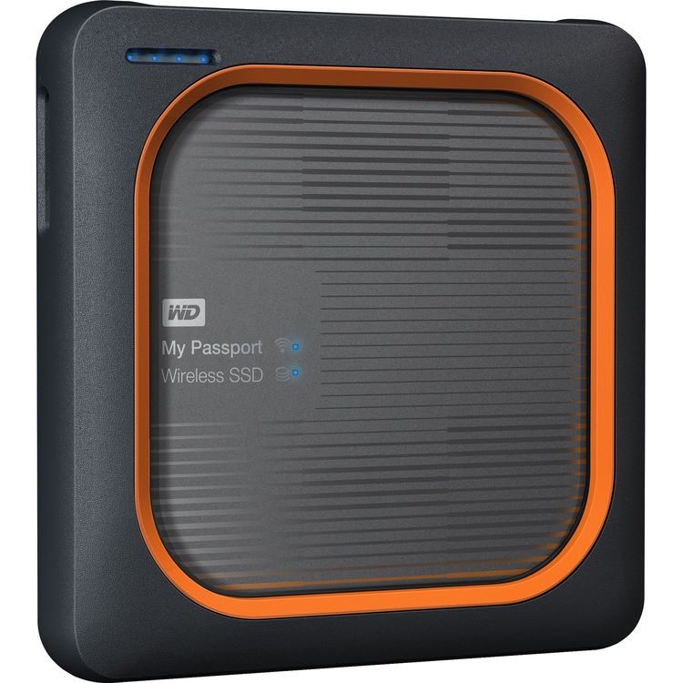 Western Digital My Passport Wireless SSD 2TB grijs Externe Harde Schijf