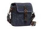 ONA Bond Street Waxed Canvas Bag Oxford Blue