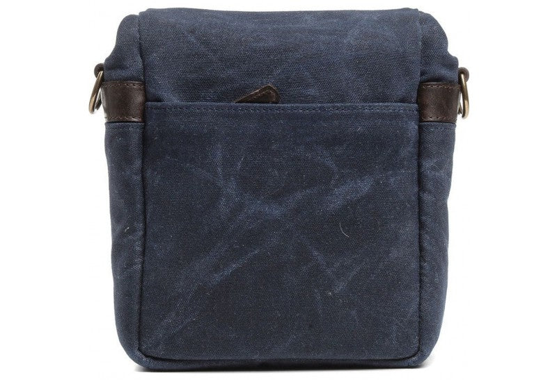 ONA Bond Street Waxed Canvas Bag Oxford Blue