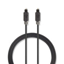 Nedis Optisches Kabel 2.0 mtr antrazit