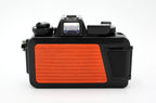 Nikon Nikonos V + Nikkor 35mm F/2.5 oranje onderwater camera + SB-103 flitser SN:3109184 geen garoccasion