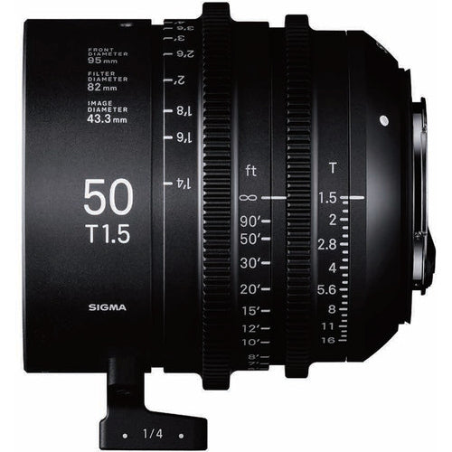 Sigma 50mm T1.5 FF F/VE Cine FF High Speed Prime FF Sony-E Metric
