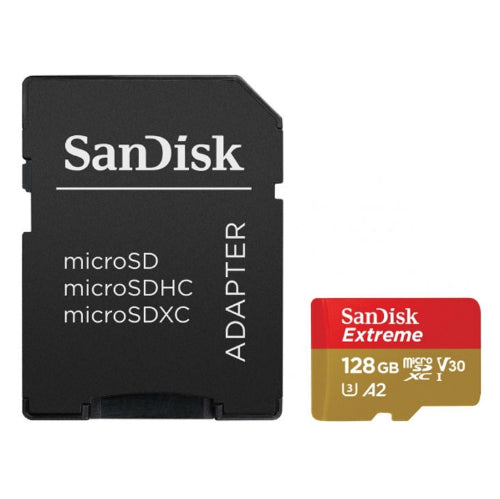 SanDisk MicroSDXC Extreme 128GB 160MB/s V30 + Adapter