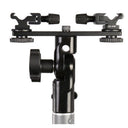 Falcon Eyes Twin Mount Tilting Bracket + 2 x Flash Shoe CLD-14A
