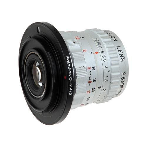 Fotodiox Objektiv Mount Adapter - C-Mount CCTV/Cine Objektiv auf Micro Four Thirds Mount (C-MFT)