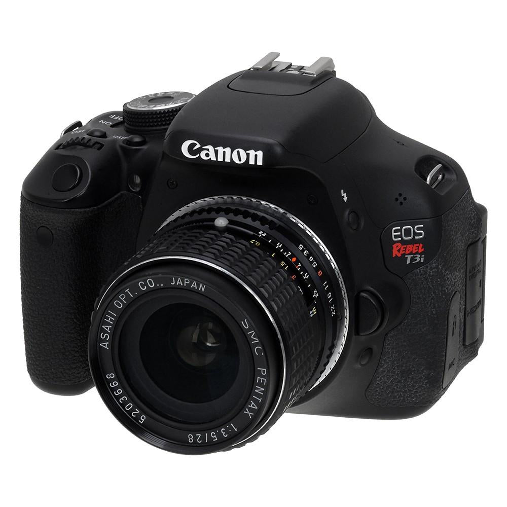 Fotodiox Objektiv Mount Adapter - Pentax K Mount (PK) SLR Objektiv auf Canon EOS (EF-S) Mount (PK-EOS)
