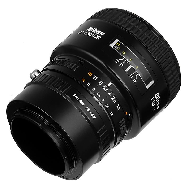 Fotodiox Objektiv Mount Adapter - Nikon F-Mount Objektiv auf Sony Alpha E-Mount (NikF-SnyE)