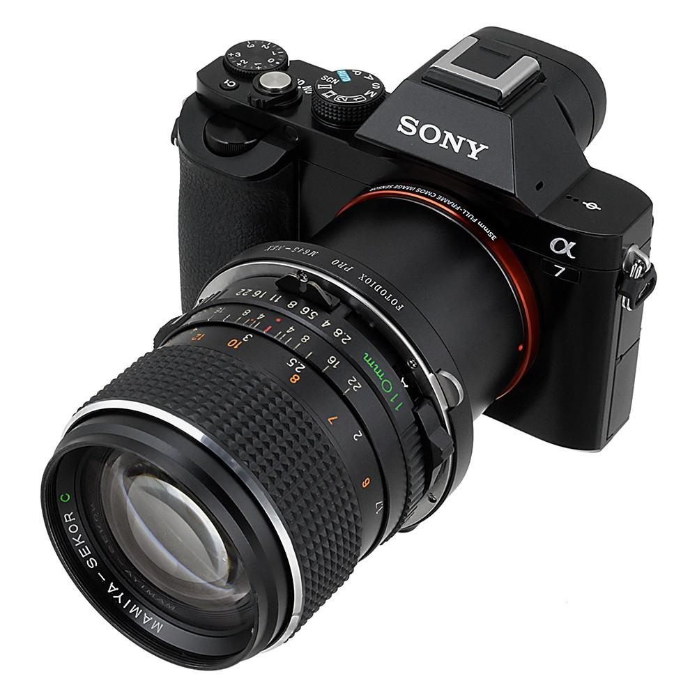 Fotodiox Pro Objektiv Mount Adapter - Mamiya 645 (M645) Mount-Objektive auf Sony Alpha E-Mount (M645-SnyE-Pro)