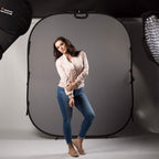 Manfrotto folding backdrop 180x215cm black/grey
