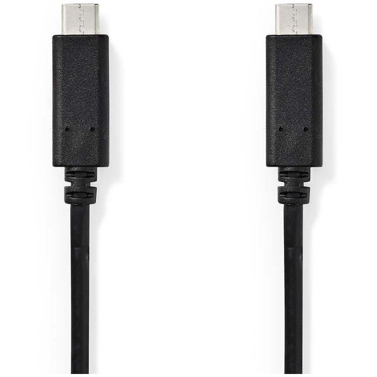 Nedis USB 3.1 Kabel (Gen1) Typ C Stecker Typ C Stecker 1,0 m Schwarz