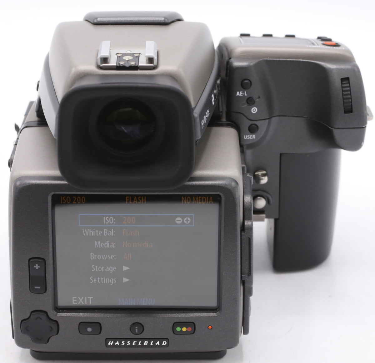 Occ- Hasselblad H3DII-39 body met 39 MP digitale achterwand + viewfinder HVD 90x SN: 70SU23435/74SU14076/DD57154277 12 mnd gar