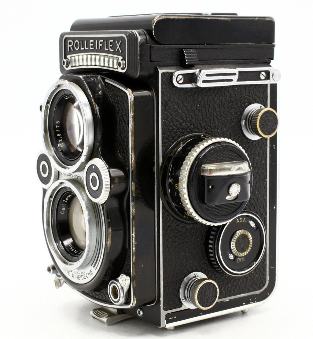 Occ- Rollei Rolleiflex 3.5F Model 3 Planar 75mm F/3.5 SN:2828711 12 mnd gar