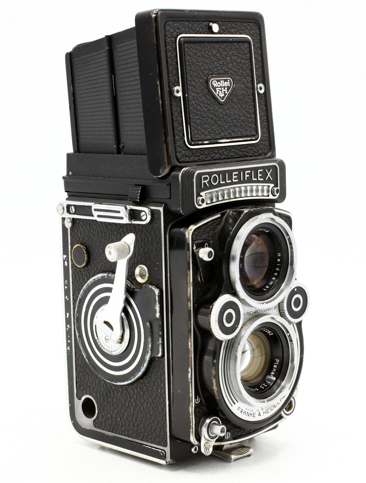 Occ- Rollei Rolleiflex 3.5F Model 3 Planar 75mm F/3.5 SN:2828711 12 mnd gar