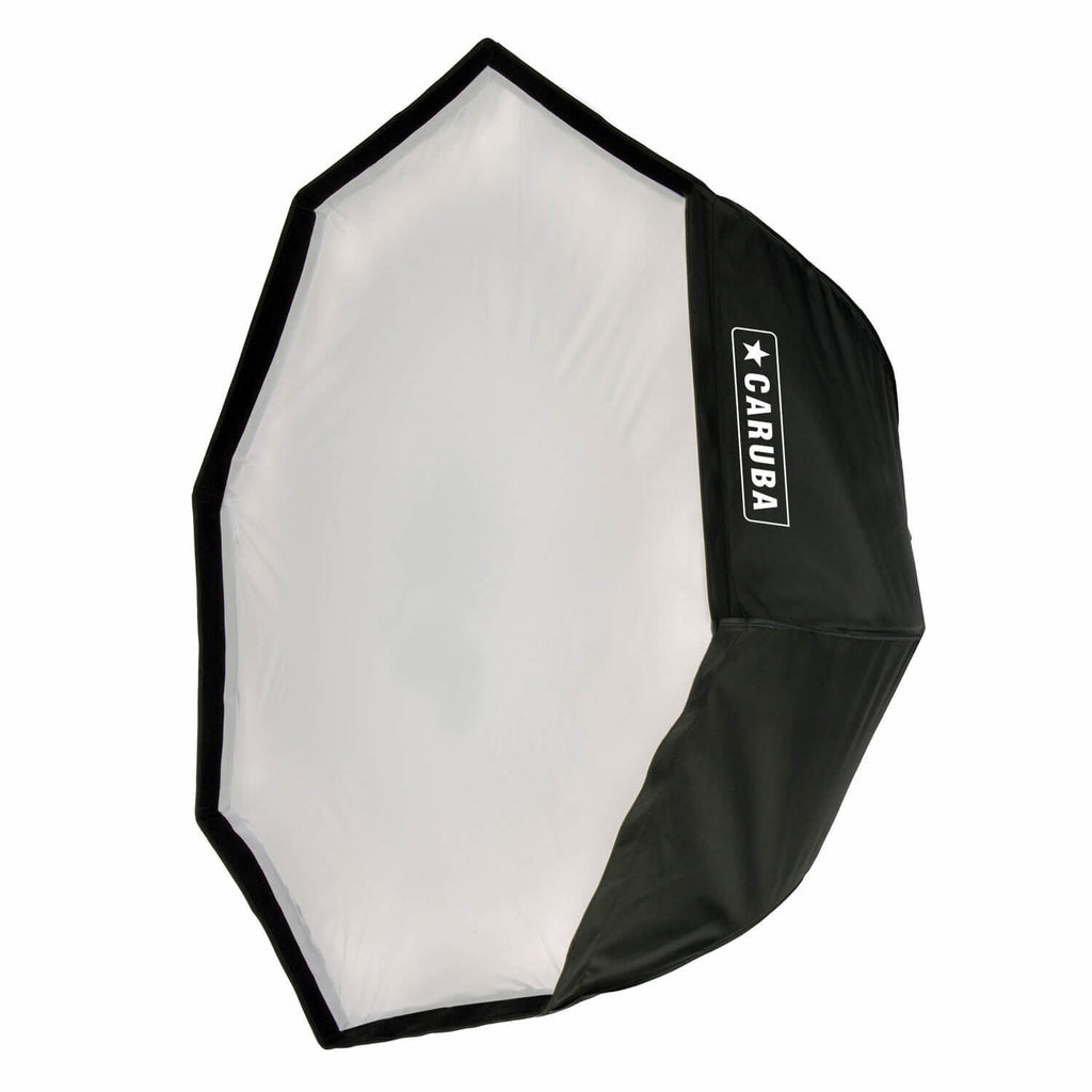 Caruba Quick Assembly Matte Silber Round Softbox 95 cm