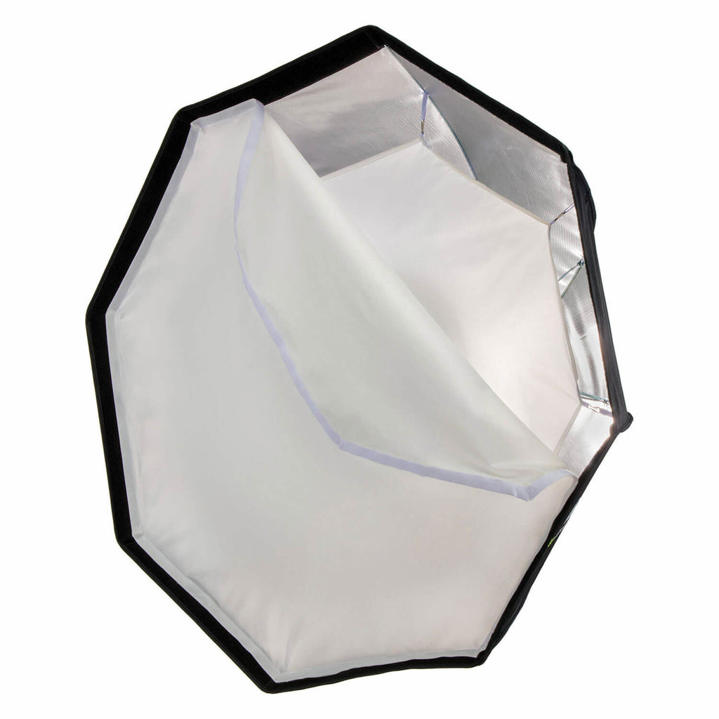 Caruba Quick Assembly Matte Silber Round Softbox 95 cm