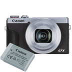 Canon Powershot G7X Mark III Silber Battery Kit