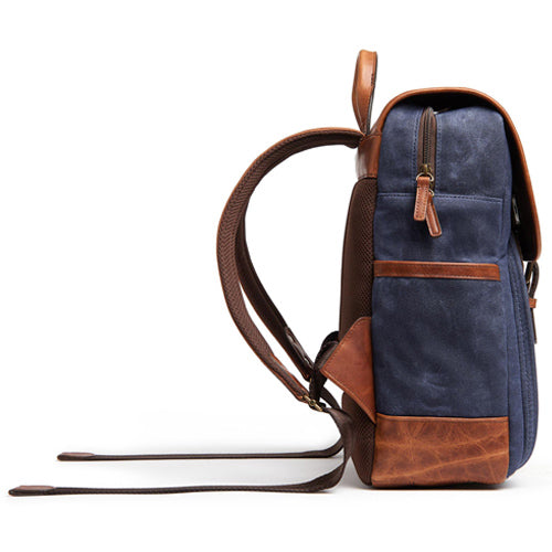ONA Monterey backpack navy antique Cognac